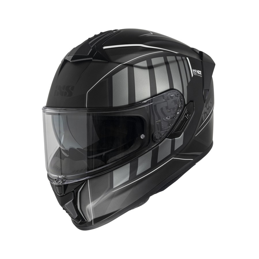 Casque intégral iXS422 FG 2.1 (Noir Mat-Gris) - degriffbike.ch