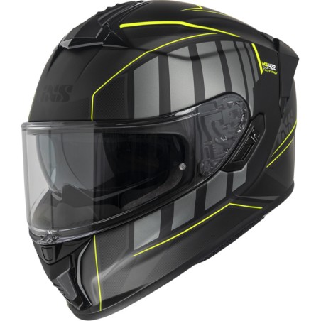 Casque intégral iXS422 FG 2.1 (Noir Mat-Jaune)