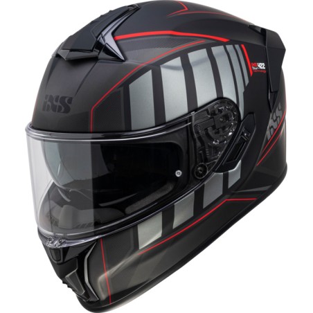 Casque intégral iXS422 FG 2.1 (Noir Mat-Rouge)