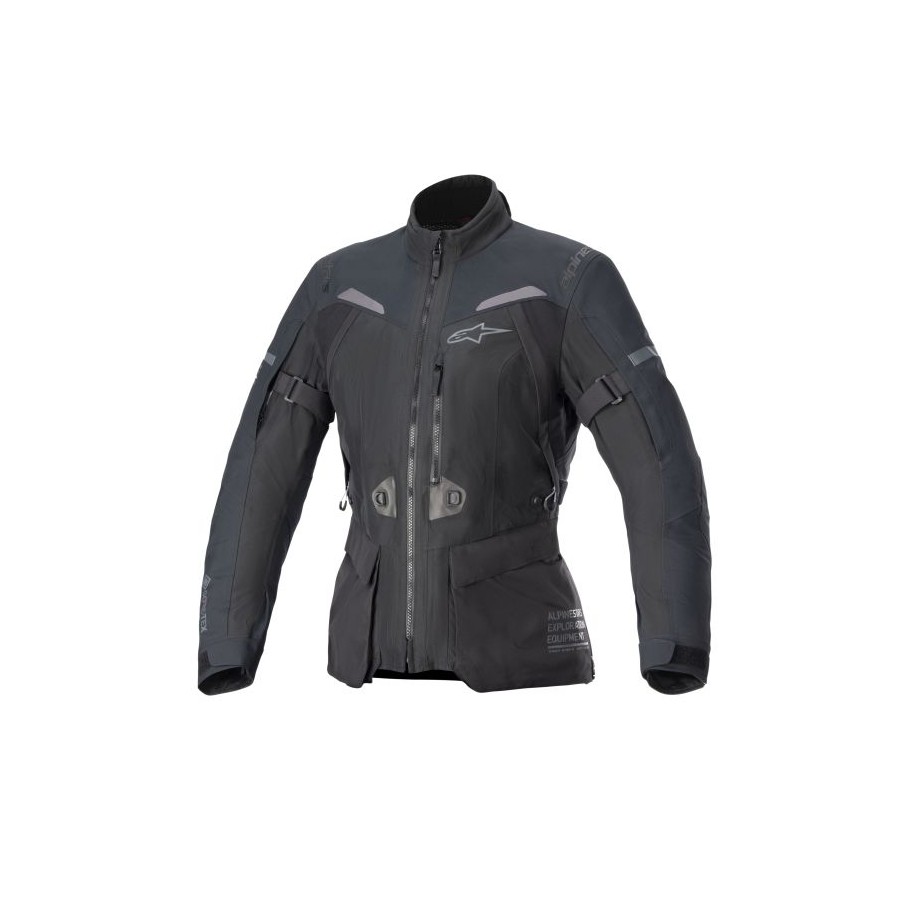 Alpinestars stella st-7 2L GTX Damenjacke Schwarz-Dunkelgrau - degriffbike.ch