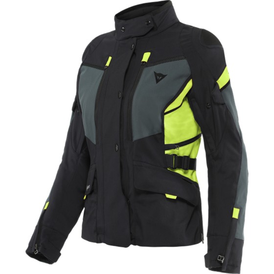 DAINESE CARVE MASTER 3 GTX Damenjacke Schwarz-Fluoreszierendes Gelb