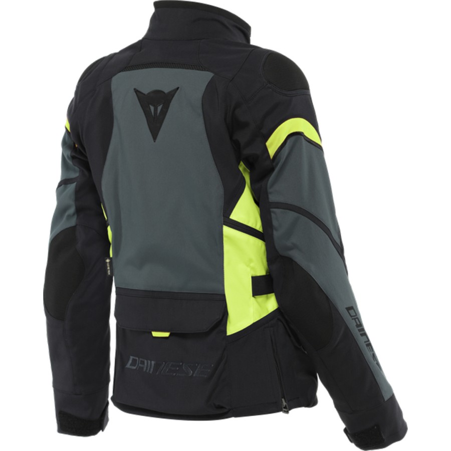 Dainese Carve Master 3 GTX Damenjacke Schwarz-Fluoreszierendes Gelb - degriffbike.ch