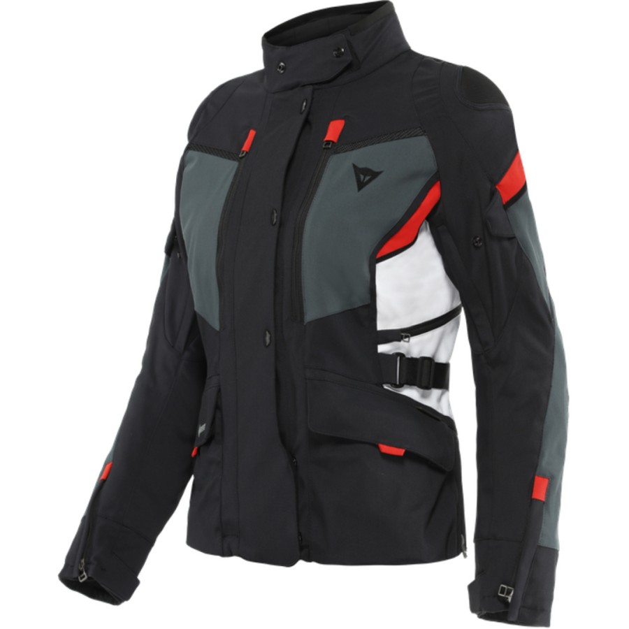 Dainese Carve Master 3 GTX Damenjacke Schwarz-Rot - degriffbike.ch