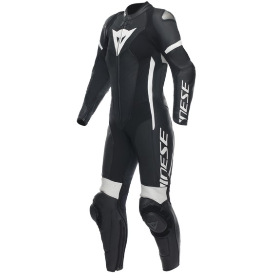 Dainese Grobnik Damen-Lederkombi Schwarz-Weiß 1-teilig - degriffbike.ch