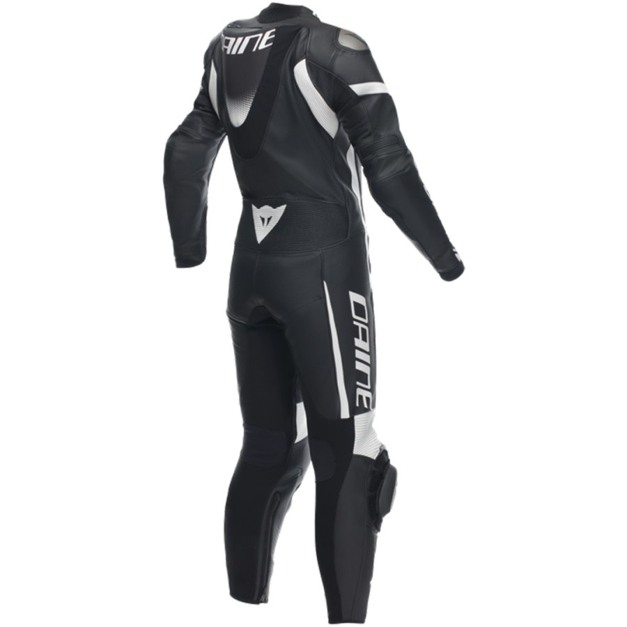 Dainese Grobnik Damen-Lederkombi Schwarz-Weiß 1-teilig - degriffbike.ch