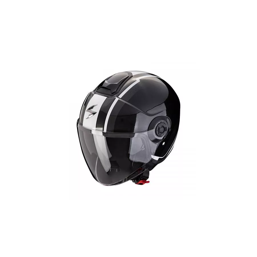 Casque jet Scorpion exo-city 2 vel noir métal-Blanc - degriffbike.ch