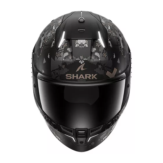 Integralhelm Shark Skwal I3 Schwarz-Grau - degriffbike.ch