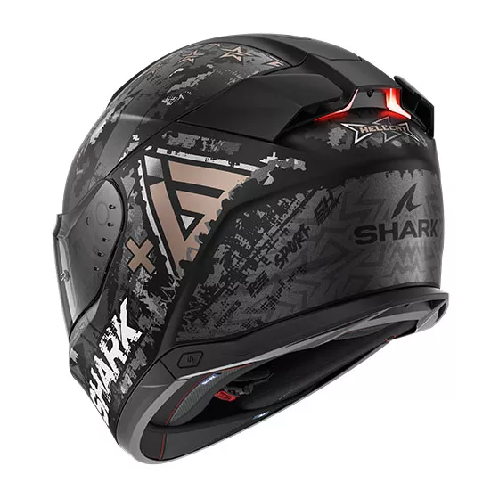 Integralhelm Shark Skwal I3 Schwarz-Grau - degriffbike.ch