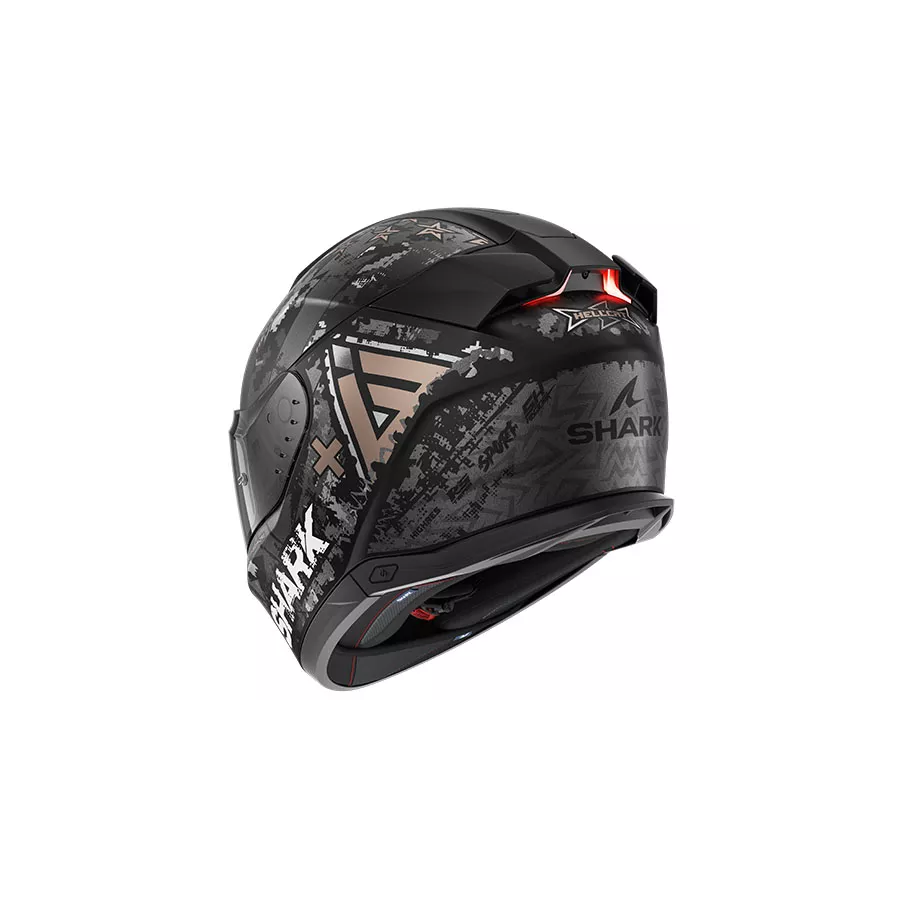 Integralhelm Shark Skwal I3 Schwarz-Grau - degriffbike.ch