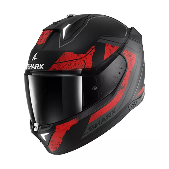 Integralhelm Shark Skwal I3 Schwarz-Rot - degriffbike.ch