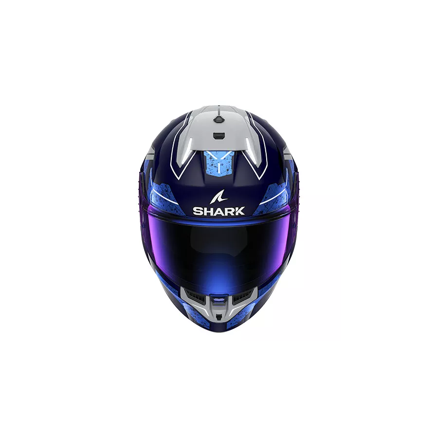 Integralhelm Shark Skwal I3 Blau-Grau - degriffbike.ch