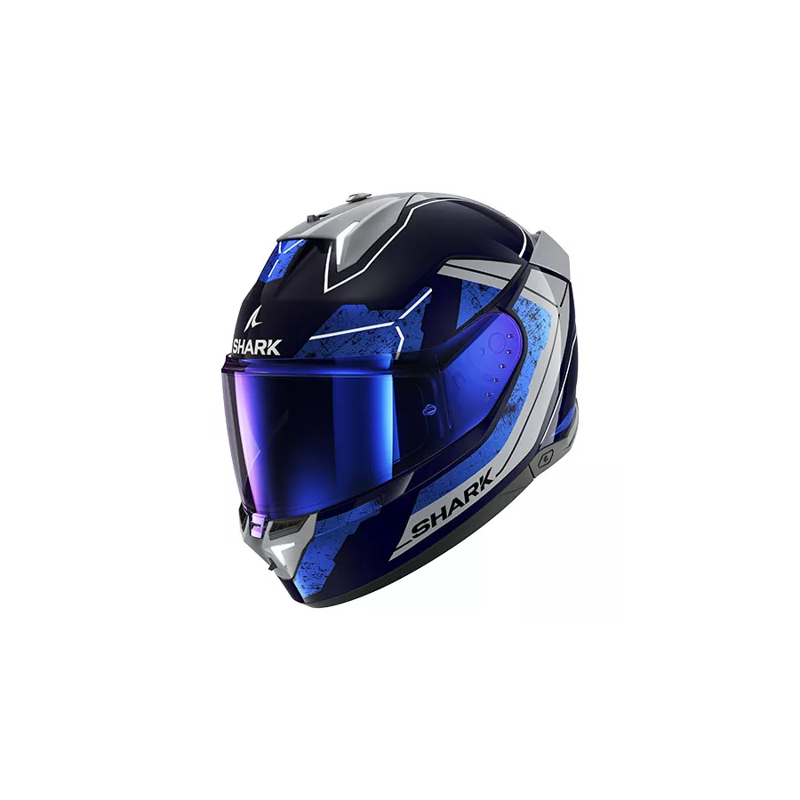 Integralhelm Shark Skwal I3 Blau-Grau - degriffbike.ch