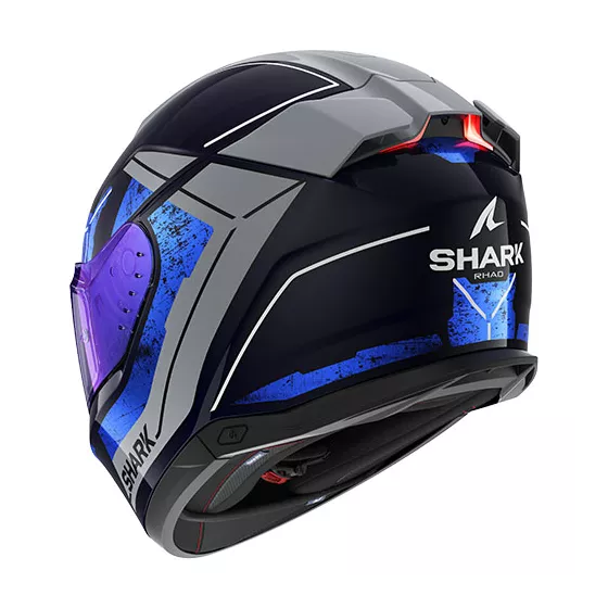 Integralhelm Shark Skwal I3 Blau-Grau - degriffbike.ch