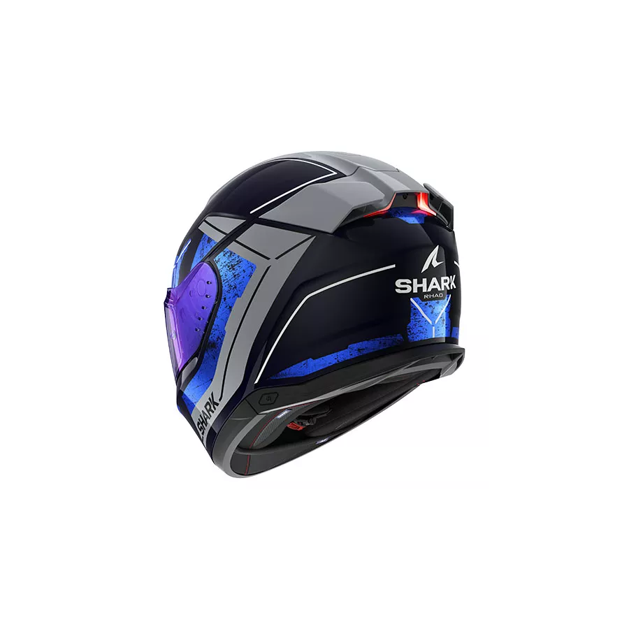 Casque intégral Shark Skwal I3 Bleu-Gris - degriffbike.ch