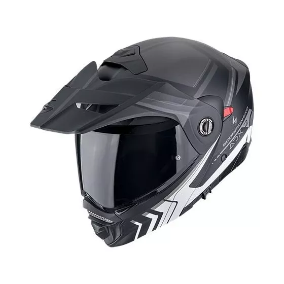 Casque Modulable SCORPION ADX-2 LEWIS Noir mat-Argent