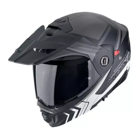 Casque Modulable SCORPION ADX-2 LEWIS Noir mat-Argent