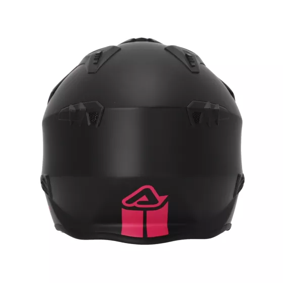 Casque Jet Acerbis Aria noir mat-rose (ECE22-06) - magasin moto degriffbike.ch