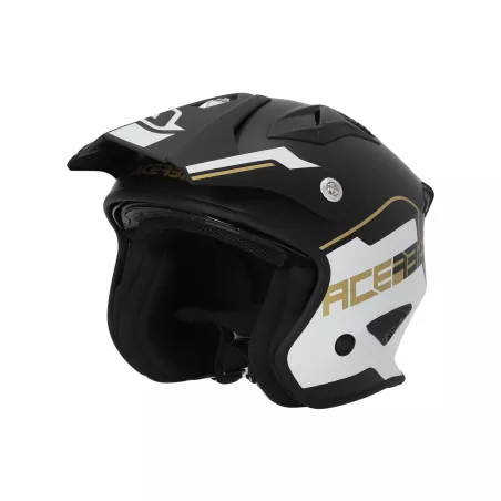 ACERBIS ARIA Jet-Helm Schwarz-Weiss matt (ECE22-06)