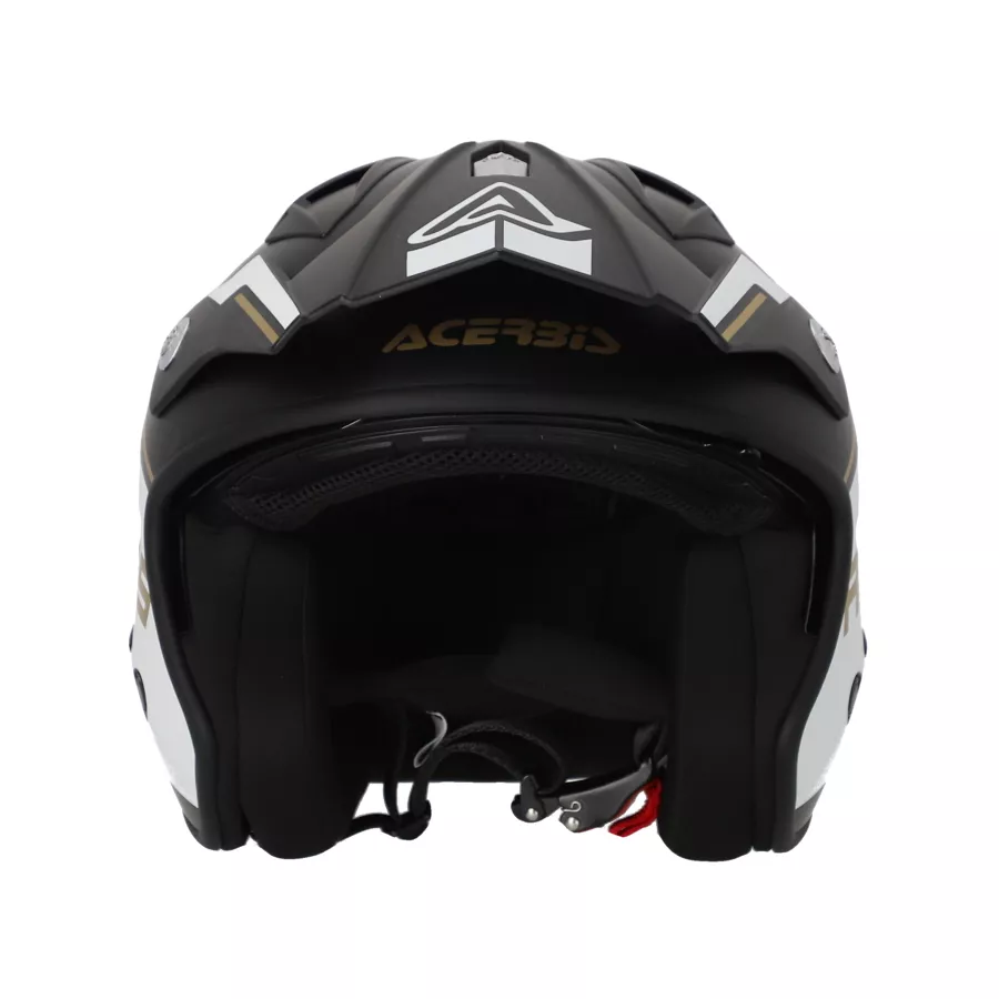 Casque Jet Acerbis Aria noir-blanc mat (ECE22-06) - magasin moto degriffbike.ch