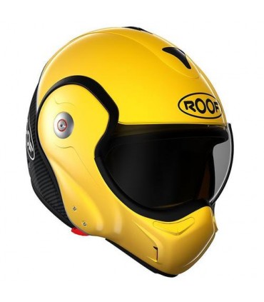 Casque Modulable ROOF BOXXER CARBONE - Jaune