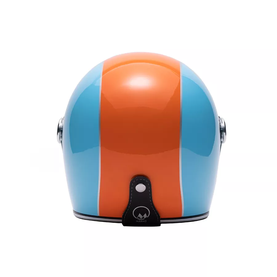 Casque intégral Marko Fullmoon  Bleu-Orange - degriffbike.ch