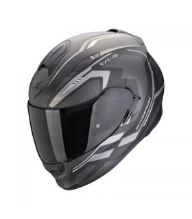 Casque Intégral Scorpion exo-491 Kripta noir mat-argent (ECE 22-06) - magasin moto degriffbike.ch