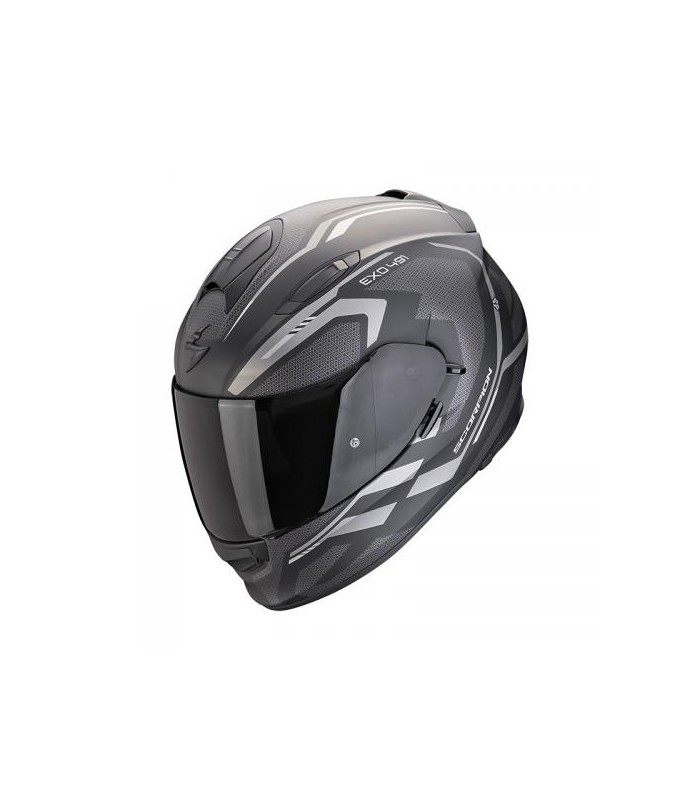 Casque Intégral Scorpion exo-491 Kripta noir mat-argent (ECE 22-06) - magasin moto degriffbike.ch