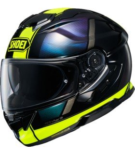 Casque intégral Shoei GT-Air 3 Scenario / TC-3 Noir-Bleu-Jaune (ECE22-06) - magasin moto degriffbike.ch