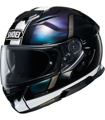 SHOEI GT-AIR 3 SCENARIO / TC-3 Integralhelm – Schwarz-Grau-Weiß (ECE22-06)