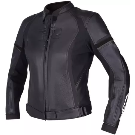 RICHA LAURA Damen-Lederjacke – Schwarz