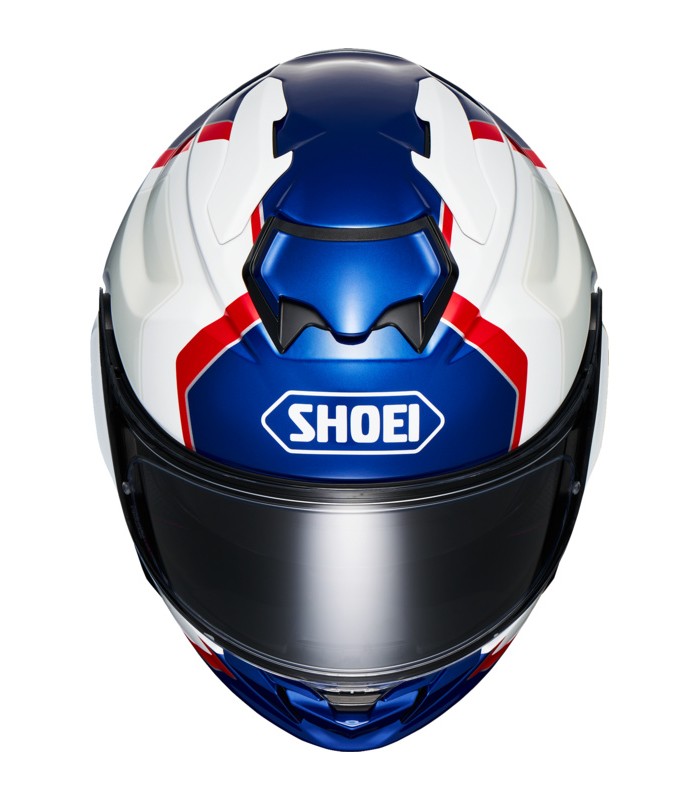 Casque intégral Shoei GT-Air 3 Realm / TC-5 Blanc-Bleu-Rouge - degriffbike.ch