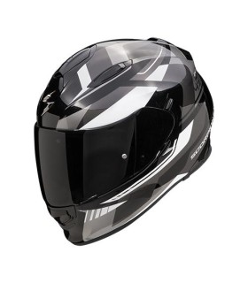 Casque intégral SCORPION EXO-491 ABILIS - Noir-Argent-Blanc (ECE22-06)