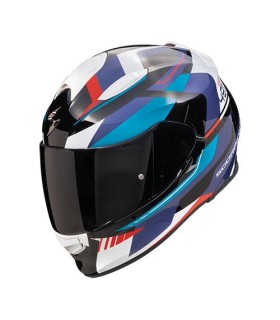 Casque intégral SCORPION EXO-491 ABILIS (ECE22-06) - Noir-Bleu-Rouge -MULTICOULEUR