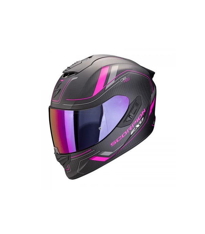 Casque moto intégral Scorpion Exo 1400 Evo 2 Carbon Mirage - degriffbike.ch