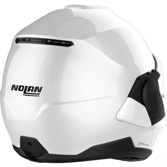 Casque modulable Nolan N120-1 Classic N-Com Blanc - degriffbike.ch