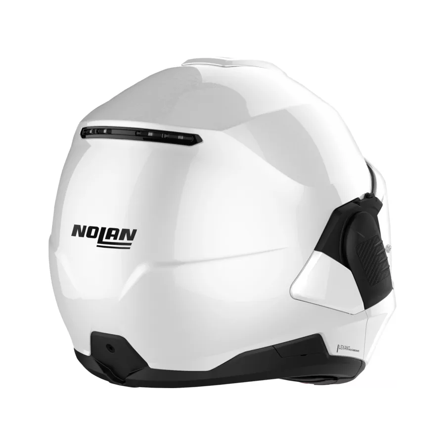 Casque modulable Nolan N120-1 Classic N-Com Blanc - degriffbike.ch