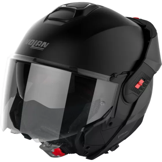 Casque modulable Nolan N120-1 Classic N-Com Noir mat - degriffbike.ch