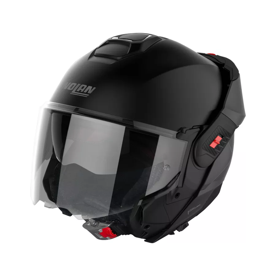 Casque modulable Nolan N120-1 Classic N-Com Noir mat - degriffbike.ch