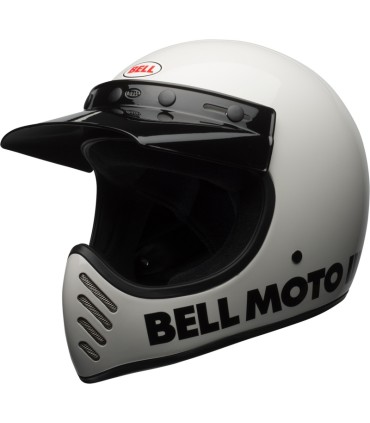 BELL MOTO-3 Crosshelm – Weiß