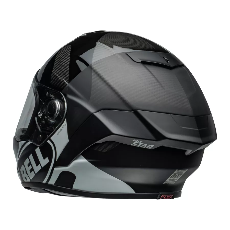 casque intégral bell race star dlx flex hello cousteau algae noir - degriffbike.ch