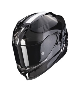 Integralhelm Scorpion Exo-520 Evo Laten schwarz weiß - degriffbike.ch