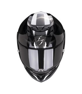 Integralhelm Scorpion Exo-520 Evo Laten schwarz weiß - degriffbike.ch