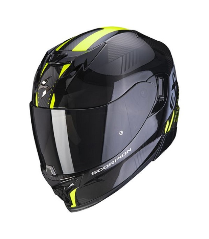 Scorpion Exo-520 Evo Laten Integralhelm schwarz gelb - degriffbike.ch