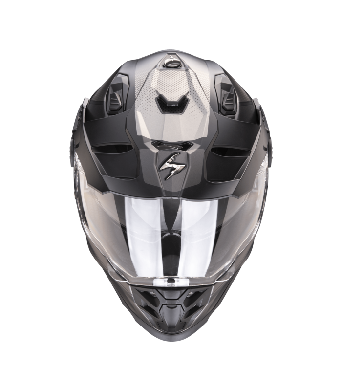 Scorpion Adventure ADF-9000 Trail Integral-Motorradhelm mattschwarz grau - degriffbike.ch