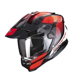 Motorrad Integralhelm Scorpion Adventure ADF-9000 Trail schwarz rot - degriffbike.ch