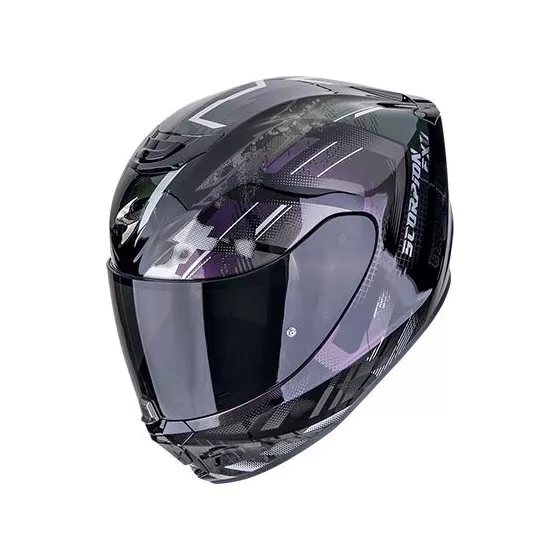 Casque intégral Scorpion Exo-391 Clutter noir caméléon (ECE22-06) - degriffbike.ch