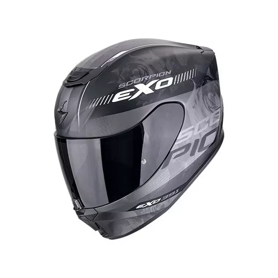 Casque intégral SCORPION EXO-391 AVA (ECE22-06) - Noir mat-Argent