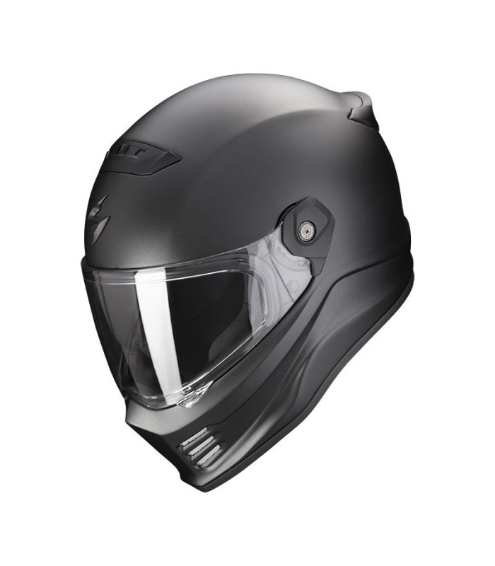 Scorpion Covert FX Integral-Motorradhelm einfarbig mattschwarz - degriffbike.ch