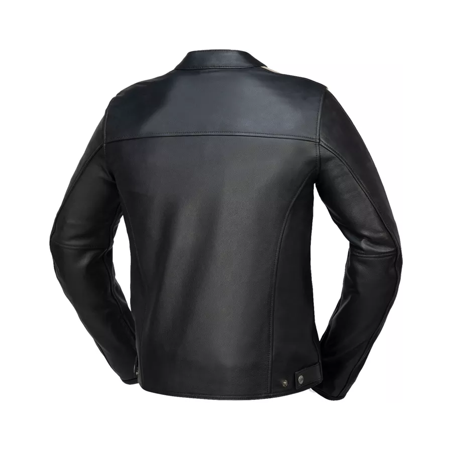 Veste cuir IXS classic LD Stripe noir - degriffbike.ch