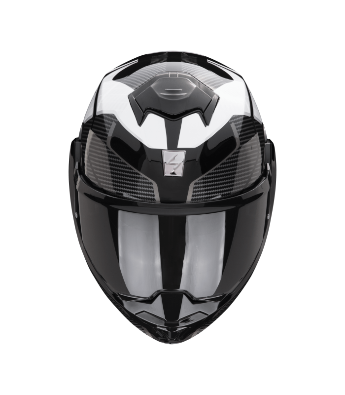 casque modulable Scorpion Exo-Tech Evo Animo noir blanc - degriffbike.ch